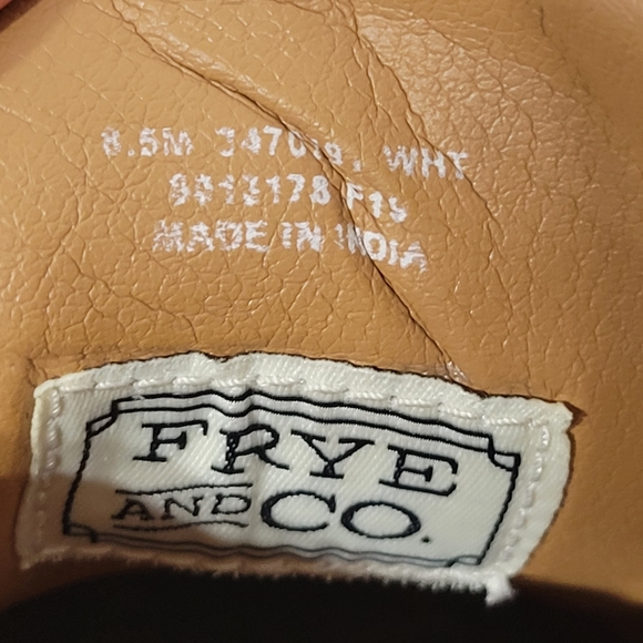 Frye White Leather Women's Sneakers - Picture 9 of 9